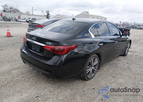 2018 Infiniti Q50 Hybrid Luxe из США, поврежденный, VIN JN1AV7AR0JM780011